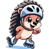 Speedy Hedgehog: Roller Skating Champion