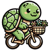 Cute Turtle Bicycle Design