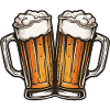 Bierkrug Bier Anstoßen