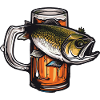 Angeln Fischen Bier