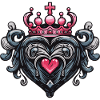 Heart Crown Love