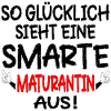MATURA MATURANTIN GLÜCKLICH