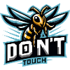 Gaming Logo Aggressive Bee Don't Touch