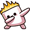 Marshmallow Fire Flame Grilling Dab