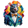 Rat in a suit