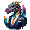 Dragon in a suit