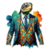 Turtle in a suit