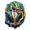 Snake in a suit