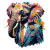 Elephant in a suit