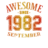 Septembre 1982 - Anniversaire de septembre