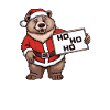 Grizzly Ours Brun Noël