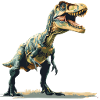 Trex rugissant