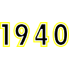 1940 Année Anniversaire