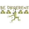 BE DIFFERENT Frog