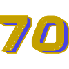 70. 70 JAAR. 70-JARIG JUBILEUM. 70 JAAR JUBILEUM.