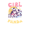 Panda Girl aime les pandas