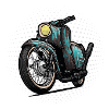 Schwalbe Tuning (turquoise / rust) // Illustration