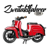 Schwalbe (rot / Zweitaktfahrer) // Illustration