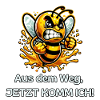À l’écart, maintenant j’arrive abeille !