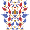 Flowers with moth