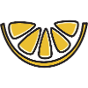Lemon, lemon slice