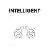 receptionist, handsome, intelligent