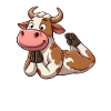 Cute Cow In Love YogaGymnastics