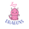Love Dragons Mythical Dragon