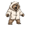 Grizzly Ours Brun de Noël