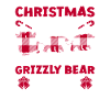Grizzly Ours Brun de Noël