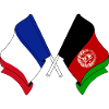 Flag of France and Afghanistan
