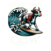 Vache surfeuse