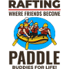 Rafting Team Raft White Water Rafter Paddle Funny