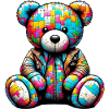 Teddybär Teddybär Lederweste