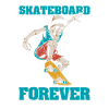 Skateboard Skater Skeleton