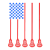USA 4. Juli Lacrosse