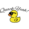 Femmes Quak Yeah Funny Duck