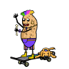 Peanut Skater Dog Teenager Teenager