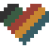 Retro Pixel Heart