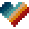 Retro Pixel Heart