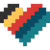 Retro Pixel Heart