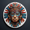 Masque maya, inca, aztèque