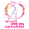 Cool cartwheel gymnast