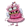 Pink Monster Ballerina