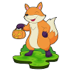 Fuchs Halloween Kürbis