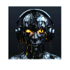 Urban couture skull headset