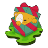 Hamster Christmas Package