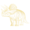 Triceratops Dinosaur Drawing