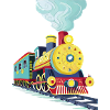 A cute locomotive