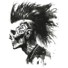 Scary Things - Skull Totenkopf
